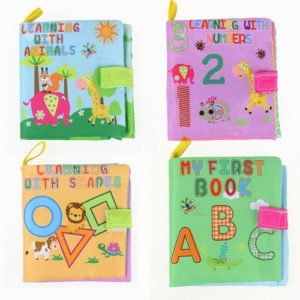 4 libros de tela para bebés