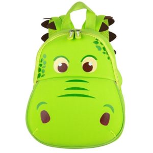 mochila con forma de cocodrilo para bebé